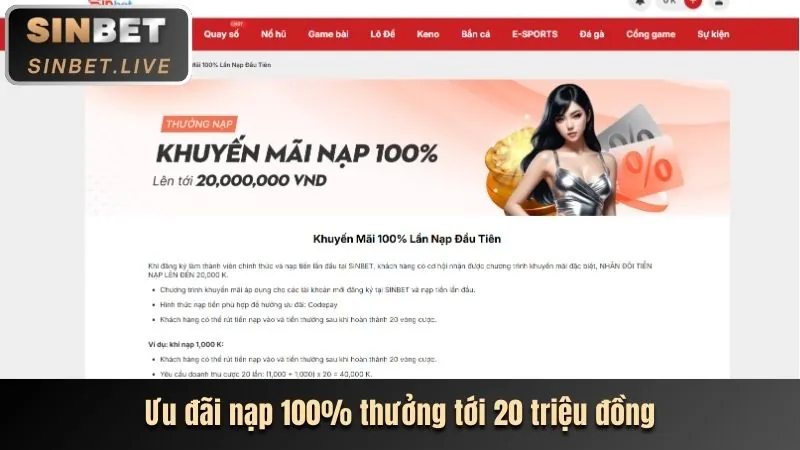 Ưu đãi theo từng trò chơi cobet win